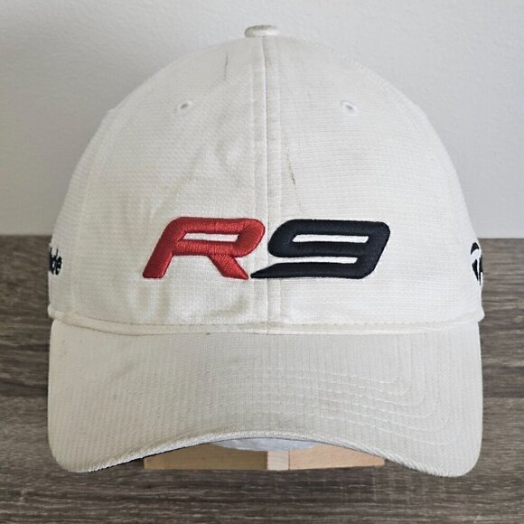 Taylor  Made TaylorMade T-Max Gear White R9 Golf Hat Cap Adjustable Embroidery - Picture 1 of 12